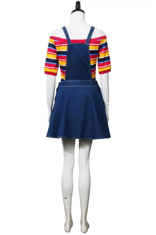 Child's Play Costume Chucky Glenn Halloween Cosplay Outfits Women