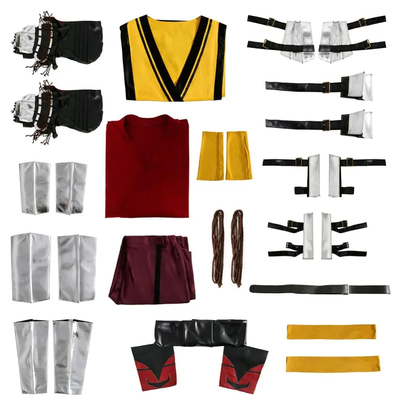 Game Mortal Kombat 11 Scorpion Hanzo Hasashi Cosplay Costume Takerlama