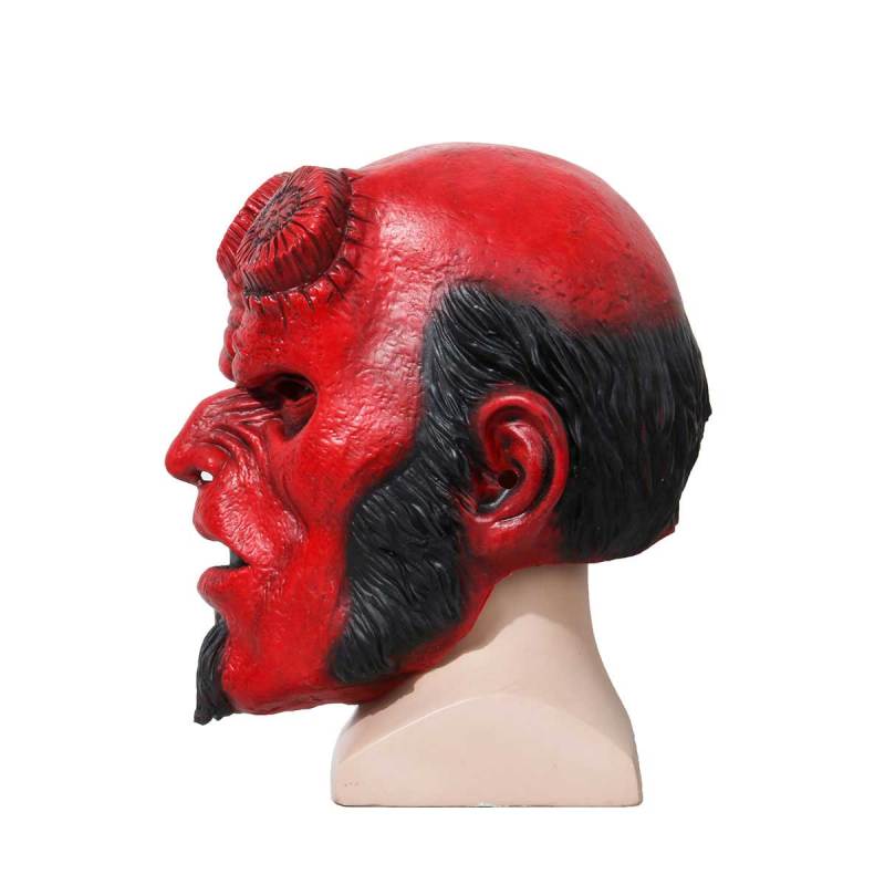 Hellboy Mask Latex Halloween Costume Props (Ready To Ship)