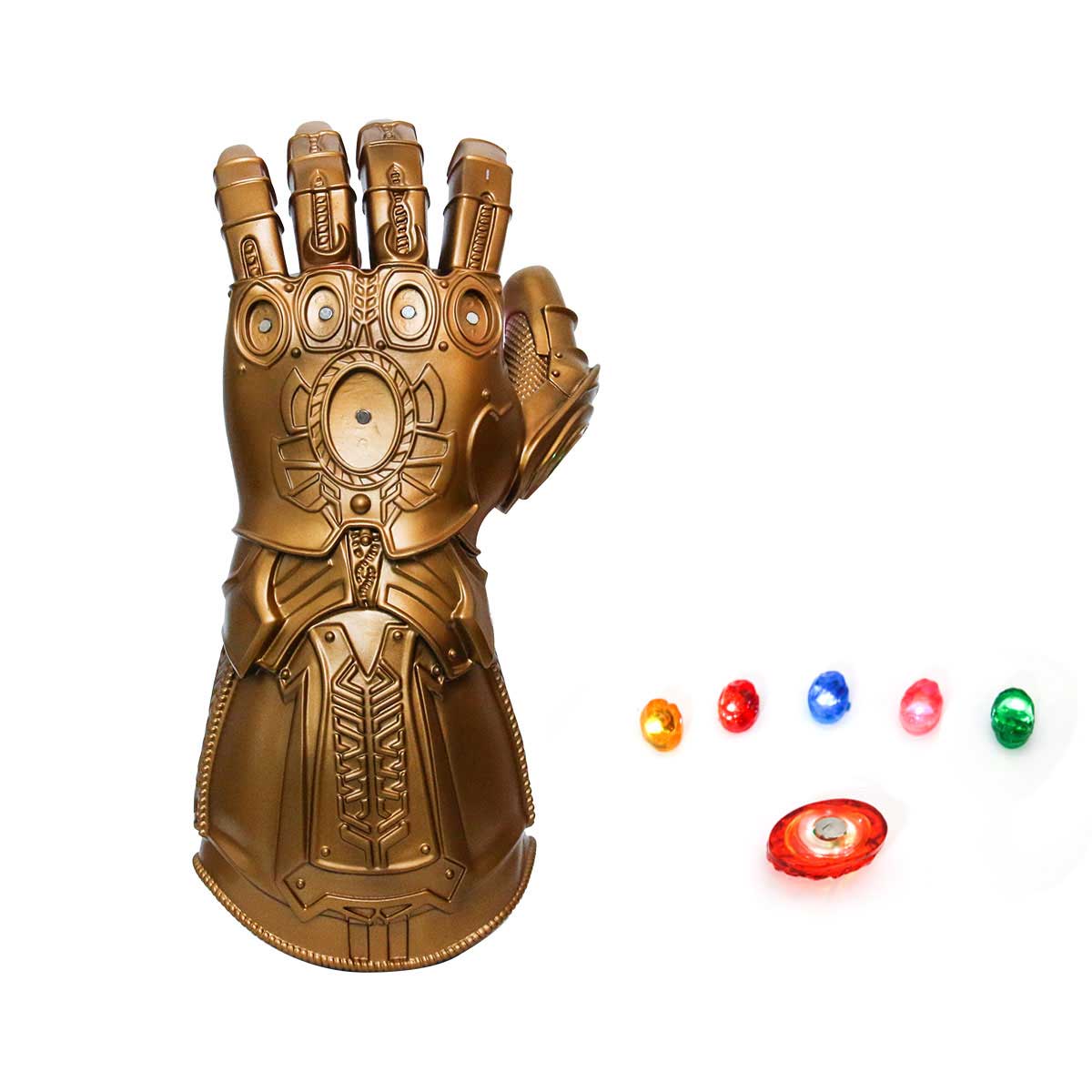 Avengers Infinity War Thanos Led Gloves Adult Light Up Gauntlet Halloween Gift Cosplay Props-Takerlama