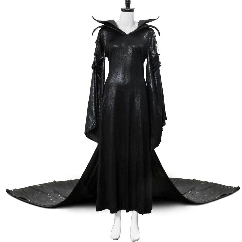 Maleficent 2 Mistress of Evil Dress Angelina Jolie Halloween Cosplay Costume (Ready To Ship) Takerlama