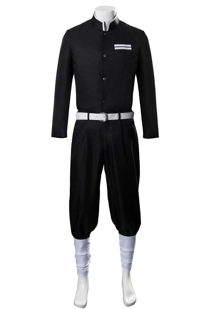 Adults Zenitsu Agatsuma Cosplay Costume Demon Slayer: Kimetsu no Yaiba