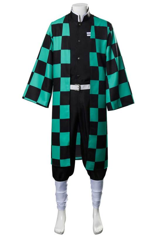 Adults Kamado Tanjirou Uniform Demon Slayer Kimetsu no Yaiba Cosplay Costume