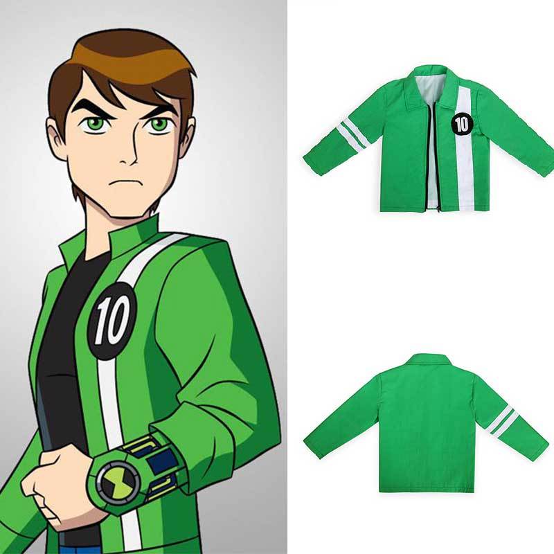 Ben 10 Jacket for Alien Force Boys Cosplay Costume Benjamin Kirby Tennyson (Ready To Ship)