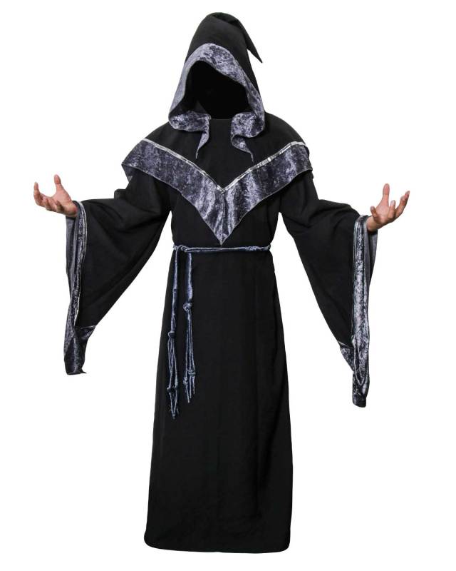 Dark Magician Medieval Cosplay Robes Men's Sorcerer Costumes Wizard Outfits In Stock Takerlama