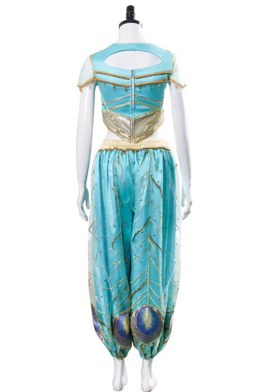 Aladdin Princess Jasmine Dress Cosplay Costume Adult Women Takerlama(Ready To Ship)