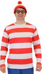 Nexmlyx Where's Wally Waldo Adult Wally Christmas Cosplay Costume For Women Men Takerlama In Stock