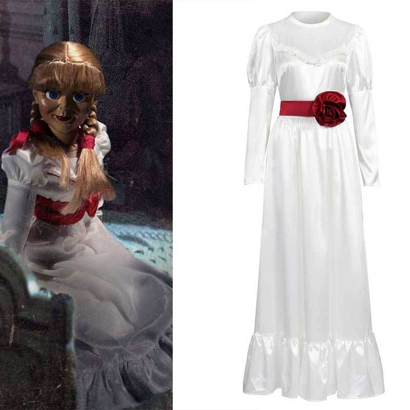 Annabelle Comes Home Cosplay Dress Halloween Horror Costume For Women Adult (Ready to Ship)