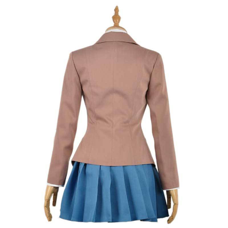 Game Doki Doki Literature Club! Cosplay Costumes Sayori Yuri Natsuki Monika School Uniform