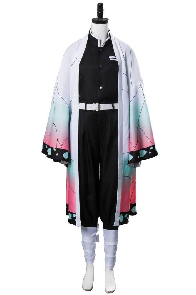 Demon Slayer Kimetsu no Yaiba Kochou Shinobu Kimono Cosplay Costume-Takerlama