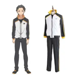 Re Zero Natsuki Subaru Cosplay Jacket Pants