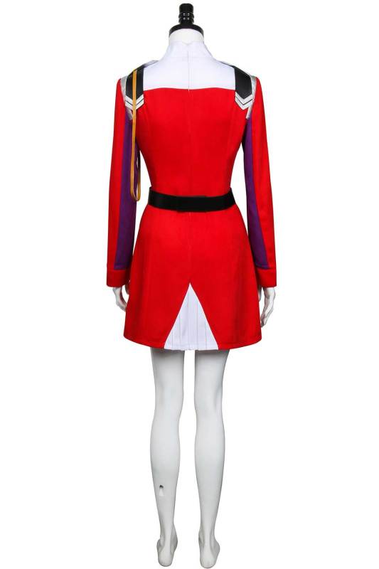 Darling in The FRANXX Uniform Zero Two Cosplay Costume Code 002 Uniform Dress