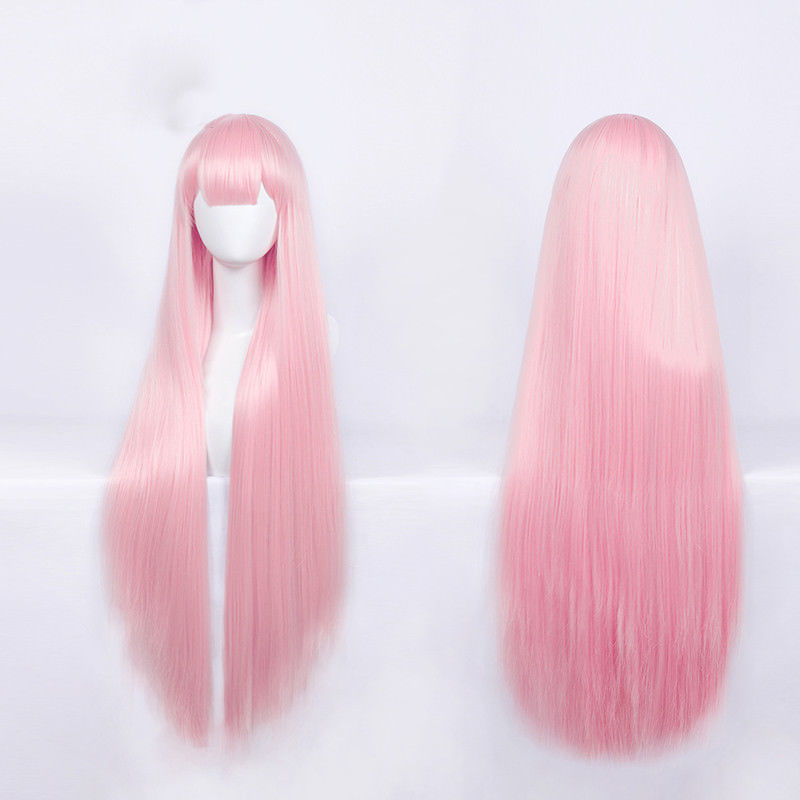 DARLING in the FRANXX ZERO TWO CODE 002 Long Pink Cosplay Wig