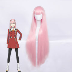 DARLING in the FRANXX ZERO TWO CODE 002 Long Pink Cosplay Wig