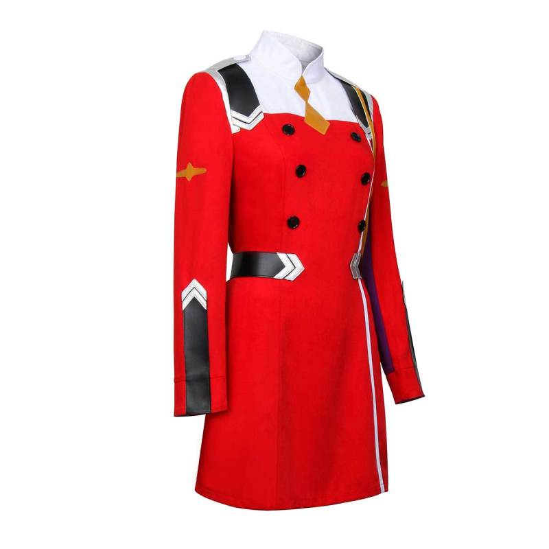 Darling in The FRANXX Uniform Zero Two Cosplay Costume Code 002 Uniform Dress