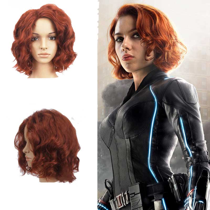Avengers Infinity War Black Widow Cosplay Hair Wig In Stock Takerlama