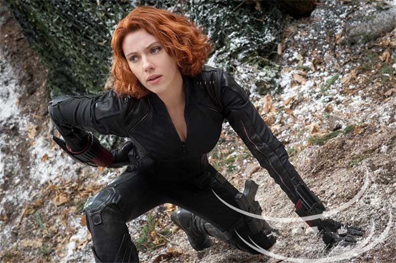 Avengers Infinity War Black Widow Cosplay Hair Wig