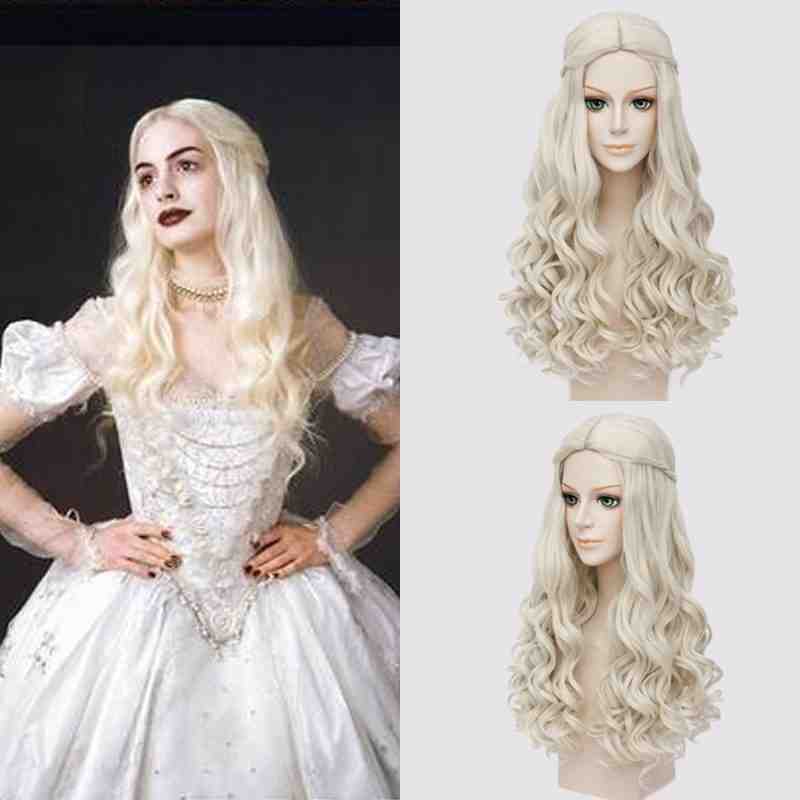 The White Queen Cosplay Wig Alice In Wonderland 2