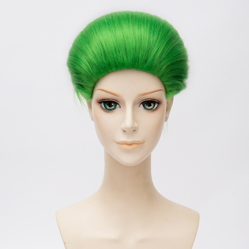 Joker Jared Leto Green Wig Movie Suicide Squad Cosplay Hair