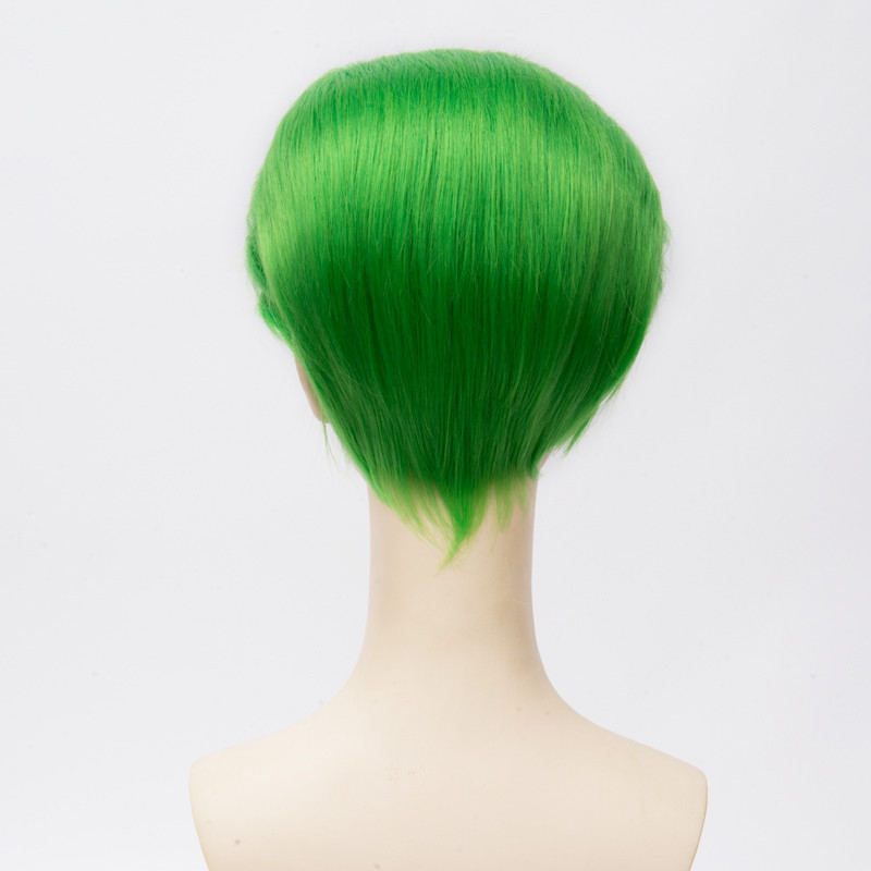 Joker Jared Leto Green Wig Movie Suicide Squad Cosplay Hair