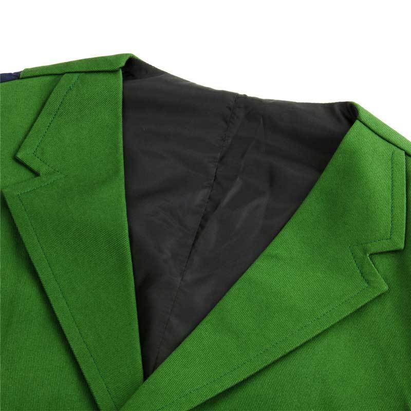 The Dark Knight The Joker Cosplay Green Vest Cosplay Costume