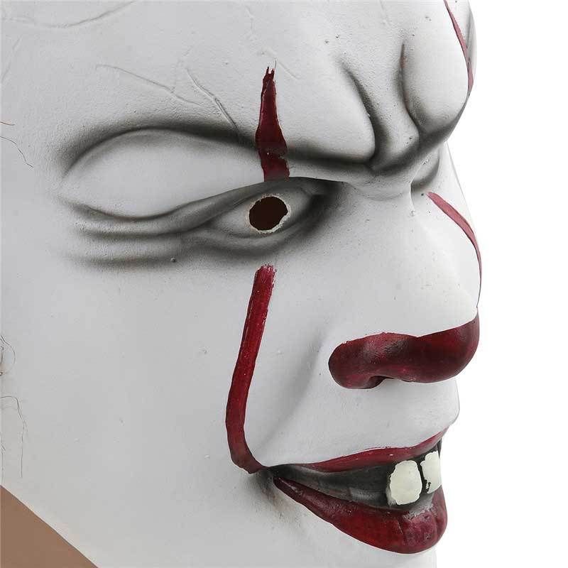 Stephen King's Halloween Cosplay Mask With Wig It Chapter 2 Pennywise Clown Props In Stock Takerlama