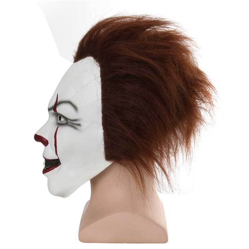 Stephen King's Halloween Cosplay Mask With Wig It Chapter 2 Pennywise Clown Props In Stock Takerlama