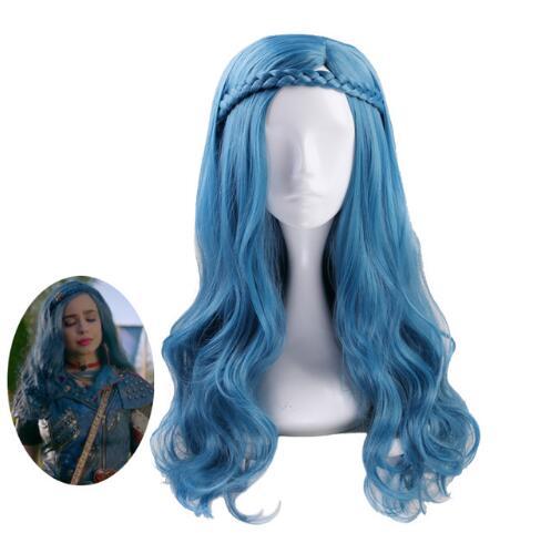 Descendants 2 Evie Costume Synthetic Wigs+Wig Cap Long Wavy