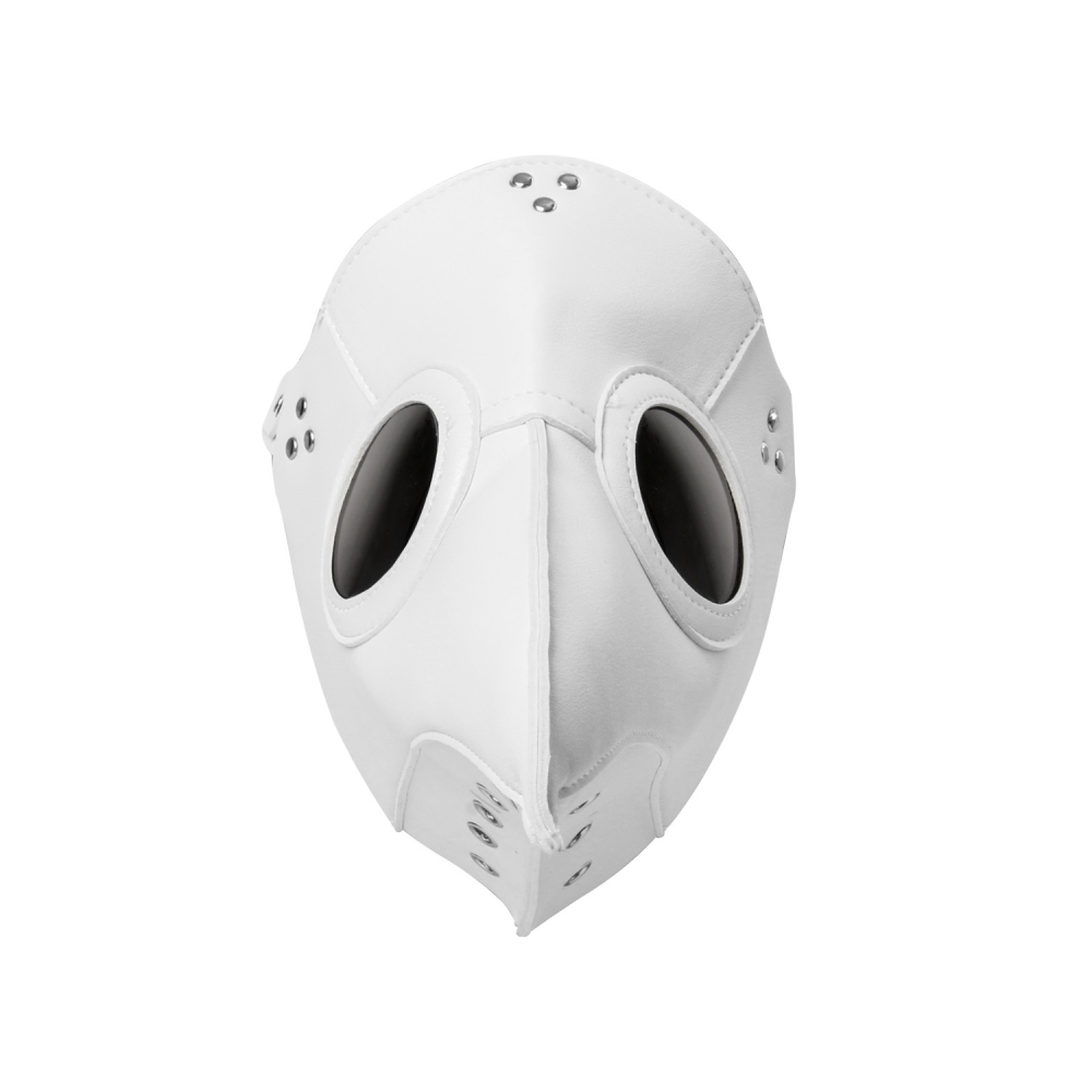 Black Death Plague Doctor Birds Long Nose Beak Faux Leather Face Mask Takerlama Cosplay