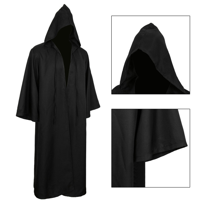 Movie Star Wars Jedi / Sith Knight Cosplay Cloak Halloween Costume Kids Adult  (Ready to Ship)