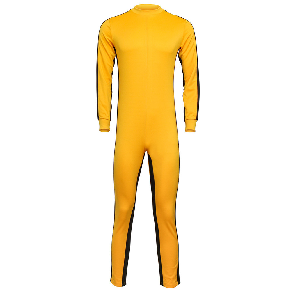 Game Of Death Bruce Lee Cosplay Costume Chinese Kung fu Uniform S M L 3XL In Stock Takerlama