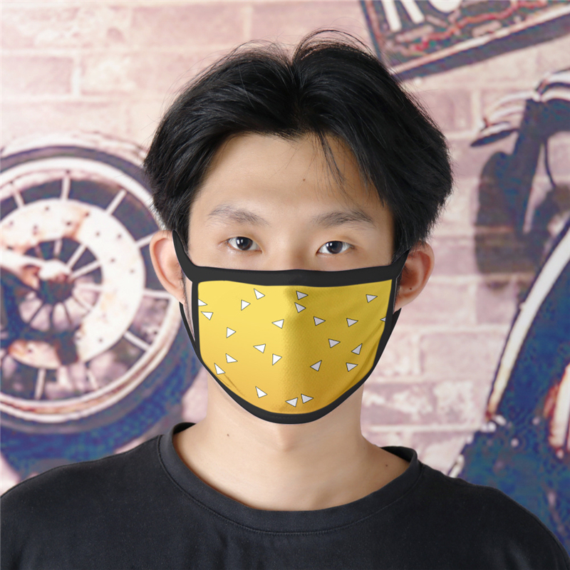 Anime Face Mask Demon Slayer Kimetsu No Yaiba Kamado Tanjirou Sabito Makomo PM2.5 Mask