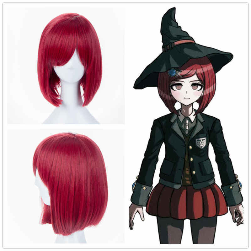 Himiko Yumeno Cosplay Wig Anime Danganronpa V3: Killing Harmony Costume Props