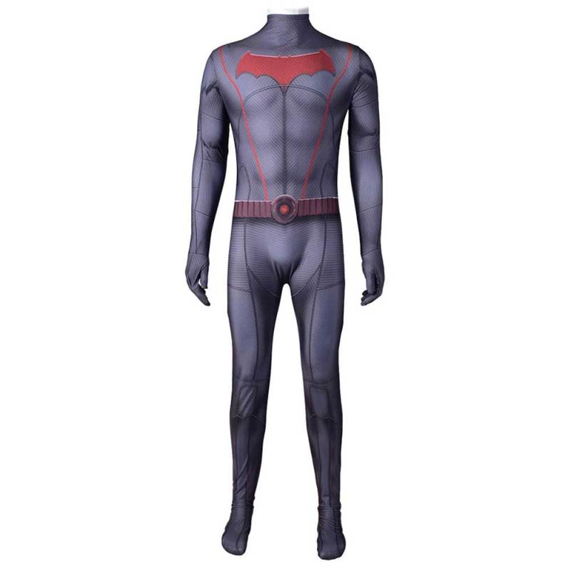 Batman Beyond Costume Earth 2 Superhero Bruce Wayne Cosplay Bodysuit