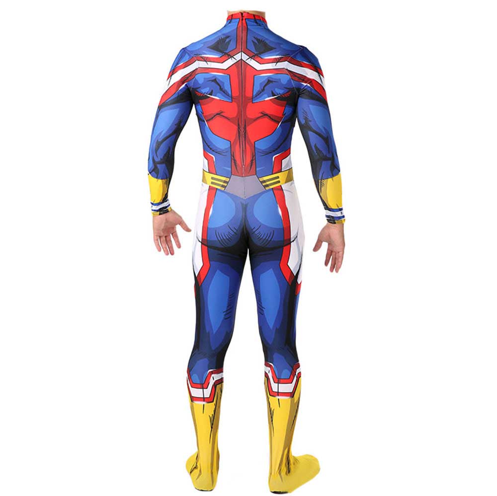 Boku No Hero / My Hero Academia All Might Cosplay Costumes Jumpsuit Zentai Bodysuit