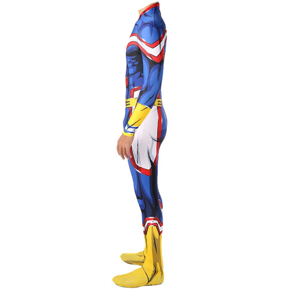 Boku No Hero / My Hero Academia All Might Cosplay Costumes Jumpsuit Zentai Bodysuit