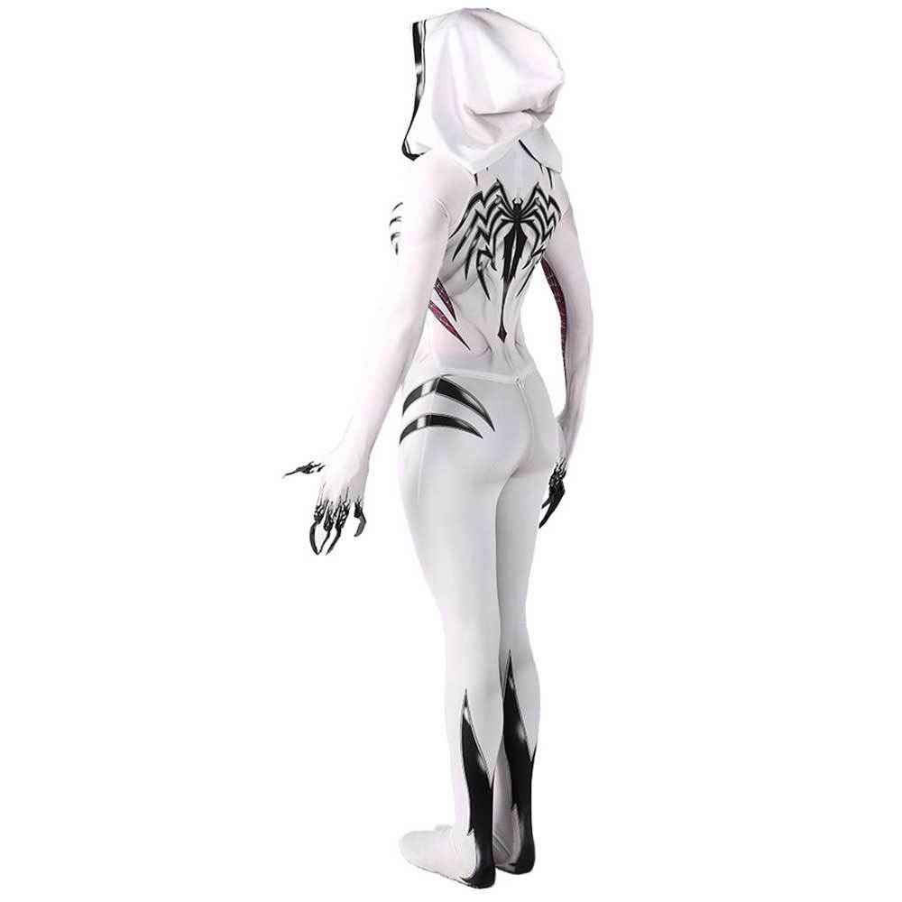 Anti-Gwenom Cosplay Costume Gwen Stacy Venom Zentai Suit Kids Adults