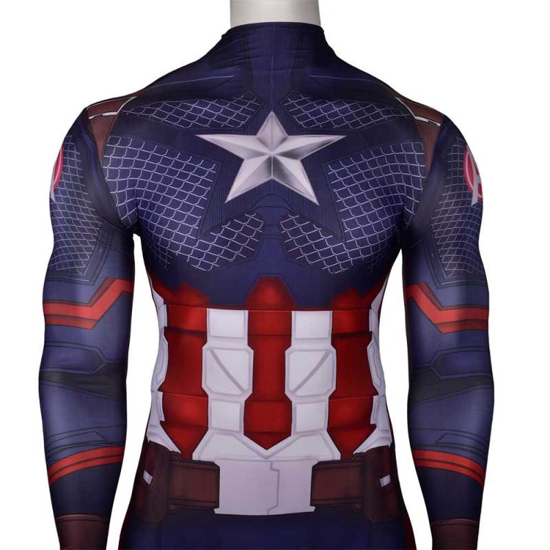 Captain America Cosplay Costume Marvel Avengers Endgame