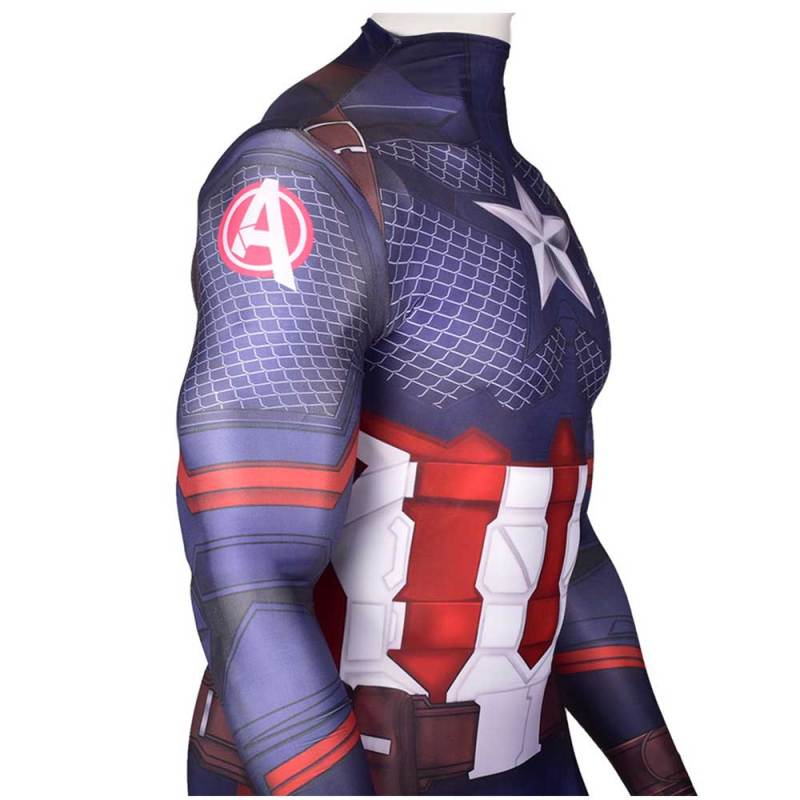 Captain America Cosplay Costume Marvel Avengers Endgame