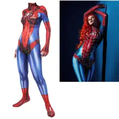 MJ Mary Jane Spiderman Superheroine Cosplay Costume