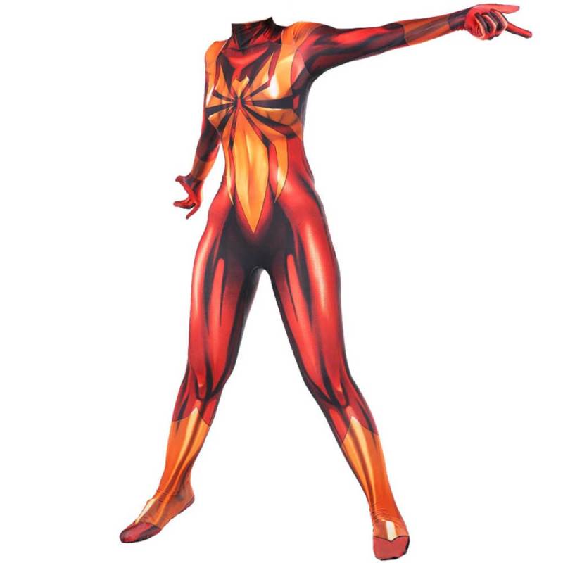 Iron Spider Mary Jane Spidergirl Cosplay Costume