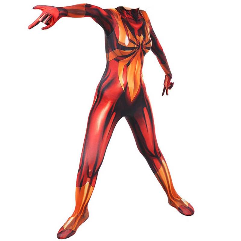 Iron Spider Mary Jane Spidergirl Cosplay Costume