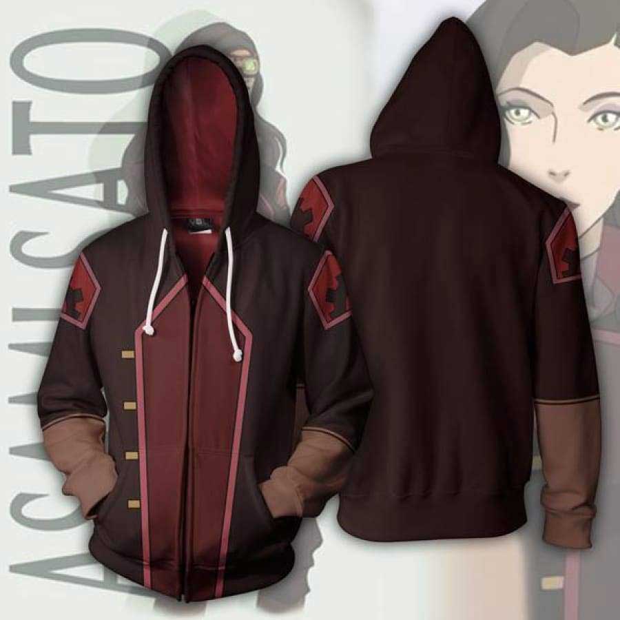 Anime Avatar The Last Airbender Katara Zuko 3D Print Hoodies Jacket-Takerlama