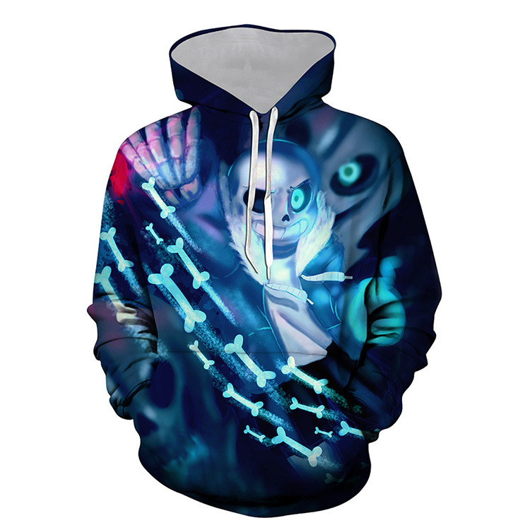 Game Undertale Sans Hoodies Spring Autumn 3D Print Sweatshirt