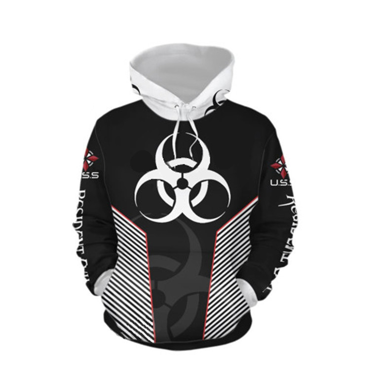 Resident Evil Hoodies Umbrella Corporation Unisex Pullover