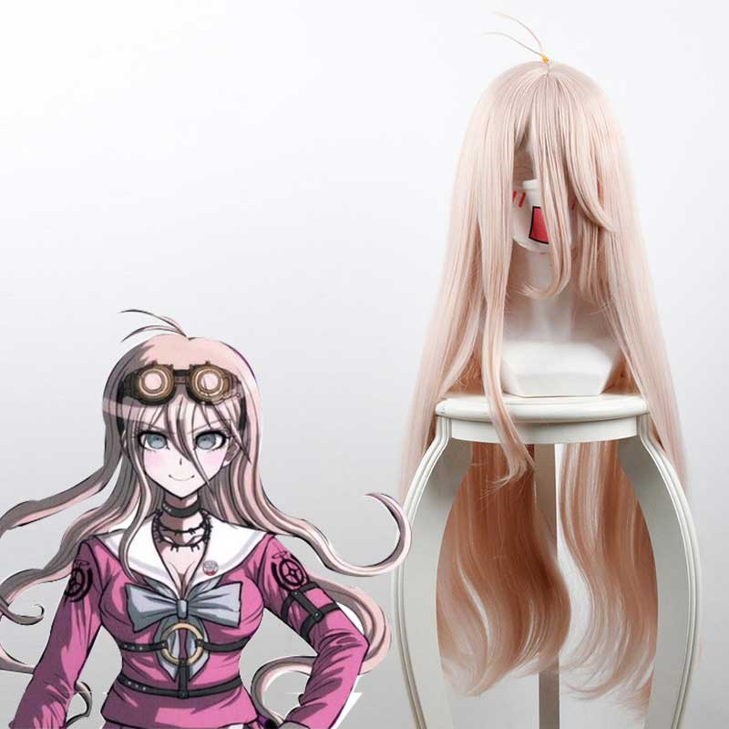 Danganronpa V3: Killing Harmony Iruma Miu Cosplay Wig Long Wavy Synthetic Hair