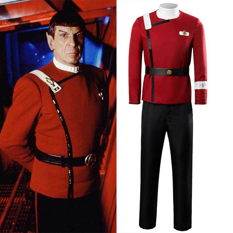 James Tiberius Kirk​​​​​​​ Costume Star Trek The Wrath of Khan Starfleet Cosplay Uniform In Stock-Takerlama