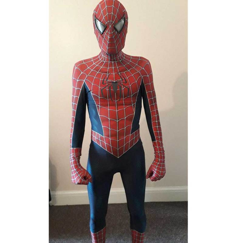 Sam Raimi Spiderman Costume Tobey Maguire Superhero  Suit