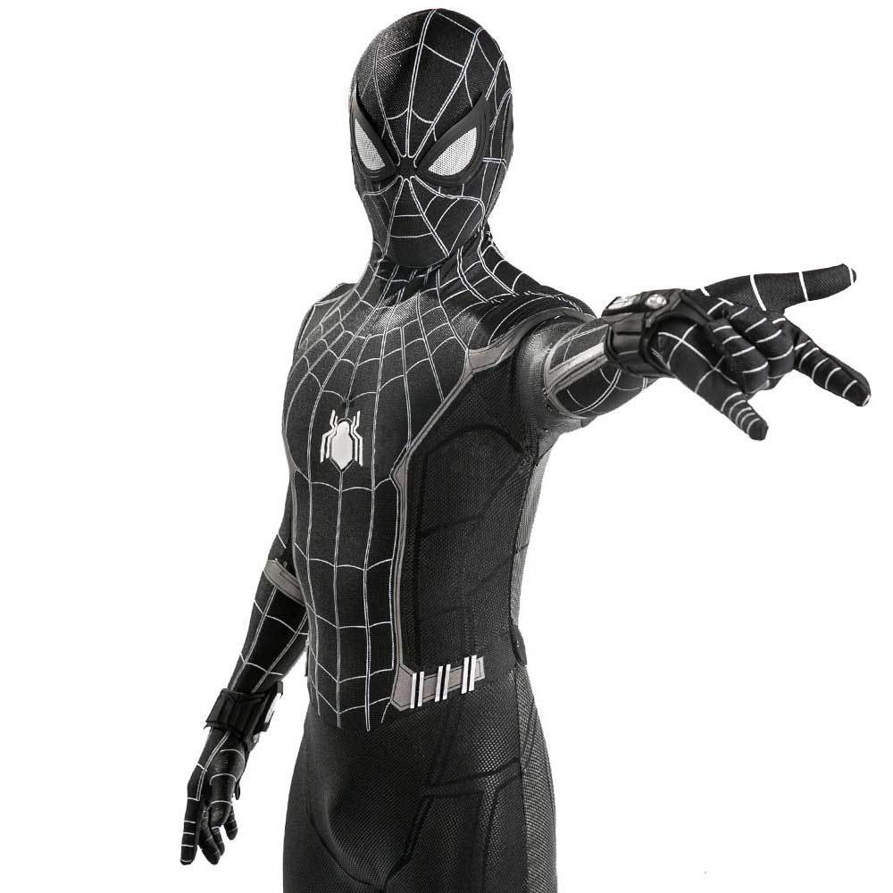 Black Spider-Man Homecoming Superhero Suit Adult Kids