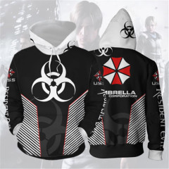 Resident Evil Hoodies Umbrella Corporation Unisex Pullover Sweatshirt